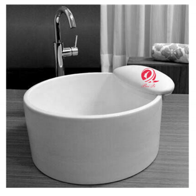 Luxury nail spa salon pipeless portable ceramic pedicure bowl for sale