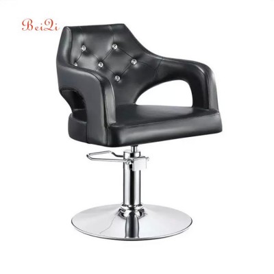 hot sell black saloon chair used haircutting shop cheap barber chair