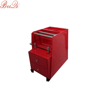 Beauty salon trolley with cabinet for nail municure salon furniture