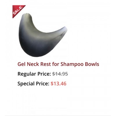 Neck Rest for Shampoo Bowl Used Beauty Salon Shampoo Chair Neck Pillow