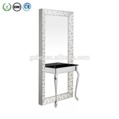 luxury hair salon mirror station barber shop salon mirror european style mirror